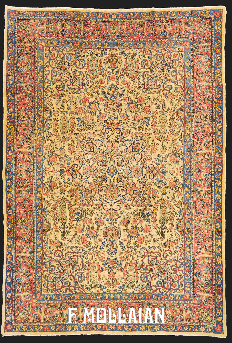 Tapis Kerman Couleur Beige n°:39650818